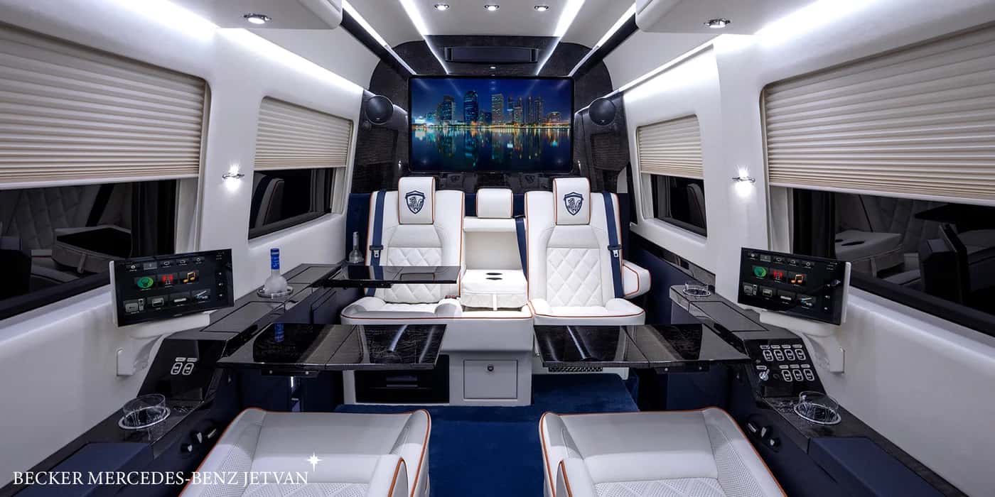 Sprinter Van interior — Noble Black Car Service NYC